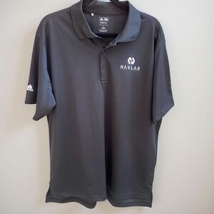 Adidas Black Branded Polo Shirt for Men